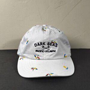 Dark Seas Division Hat Cap Strapback White Cotton Pacific-Atlantic Nautical
